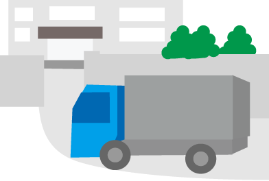 トラックのイラスト